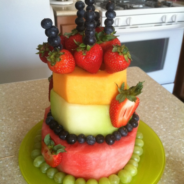 Fresh Fruits Cake Recipe
 DIY Fresh Fruit "Cake" Recipe By