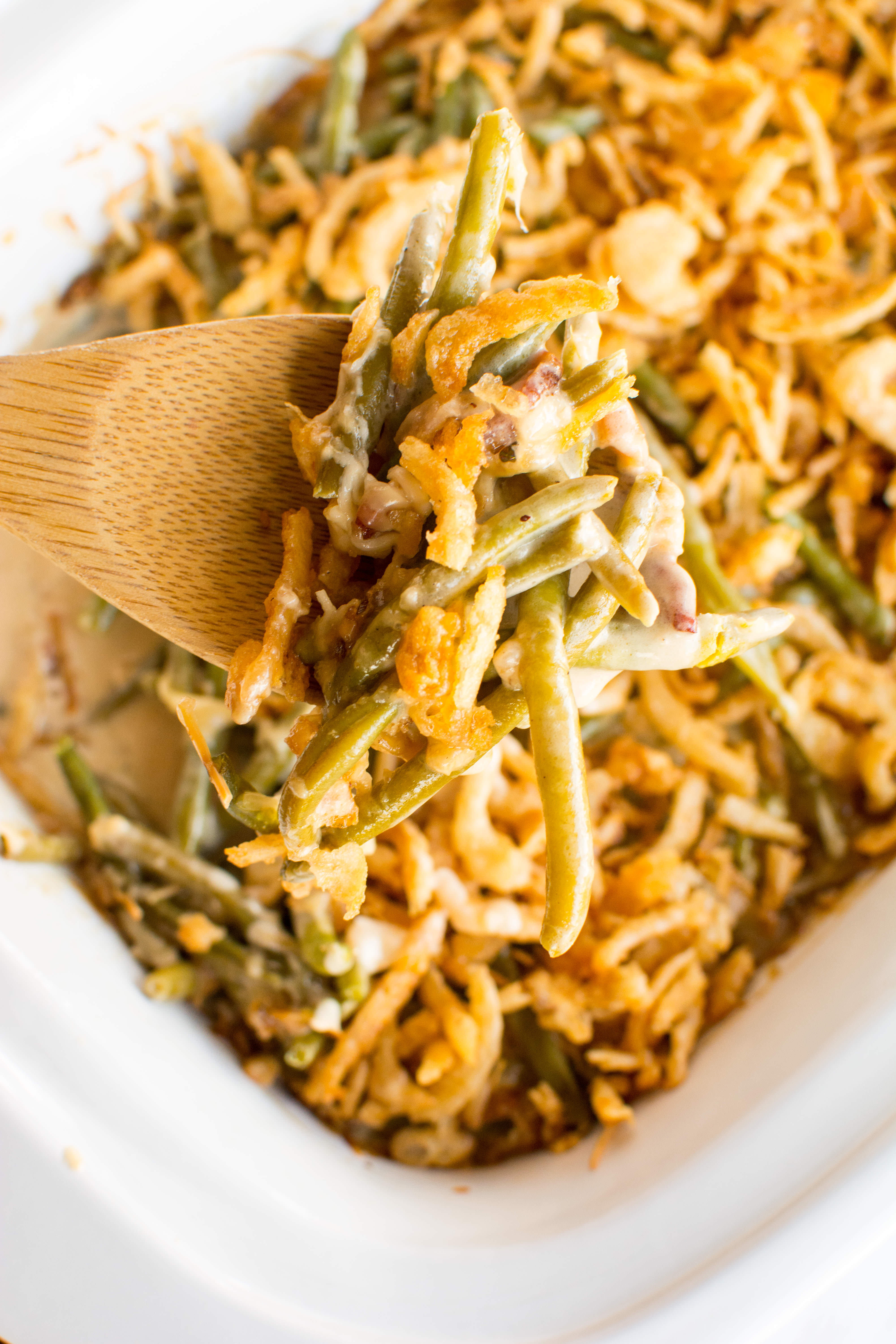 Fresh Green Bean Casserole
 Slow Cooker Fresh Green Bean Casserole