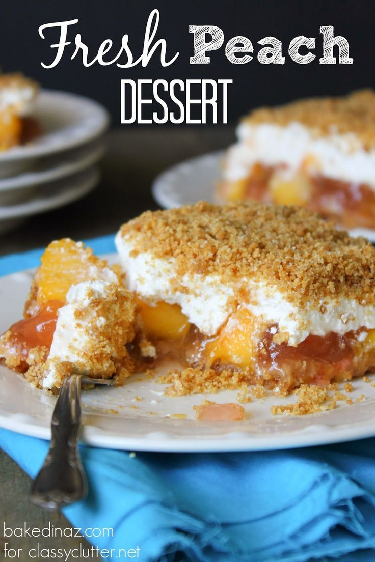 Fresh Peach Dessert
 Pinterest • The world’s catalog of ideas