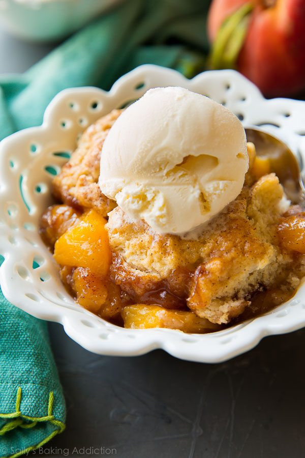 Fresh Peach Dessert Recipe
 Fresh Peach Cobbler Sallys Baking Addiction