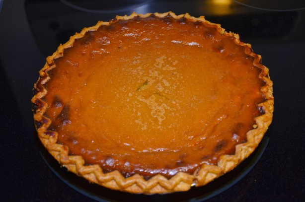 Fresh Pumpkin Pie
 Bambys Fresh Home Made Pumpkin Pie Recipe Food