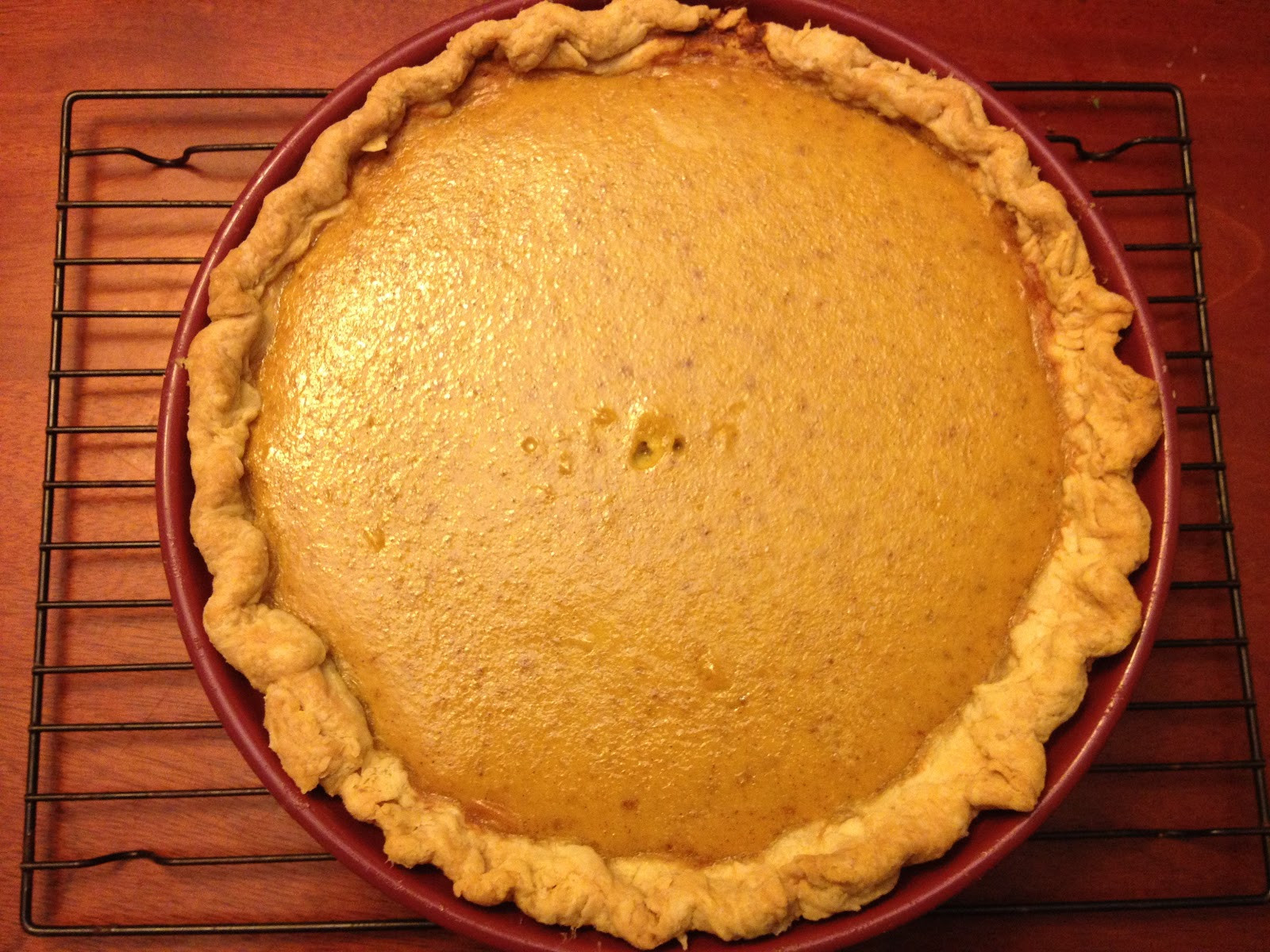 Fresh Pumpkin Pie
 Fresh Pumpkin Pie