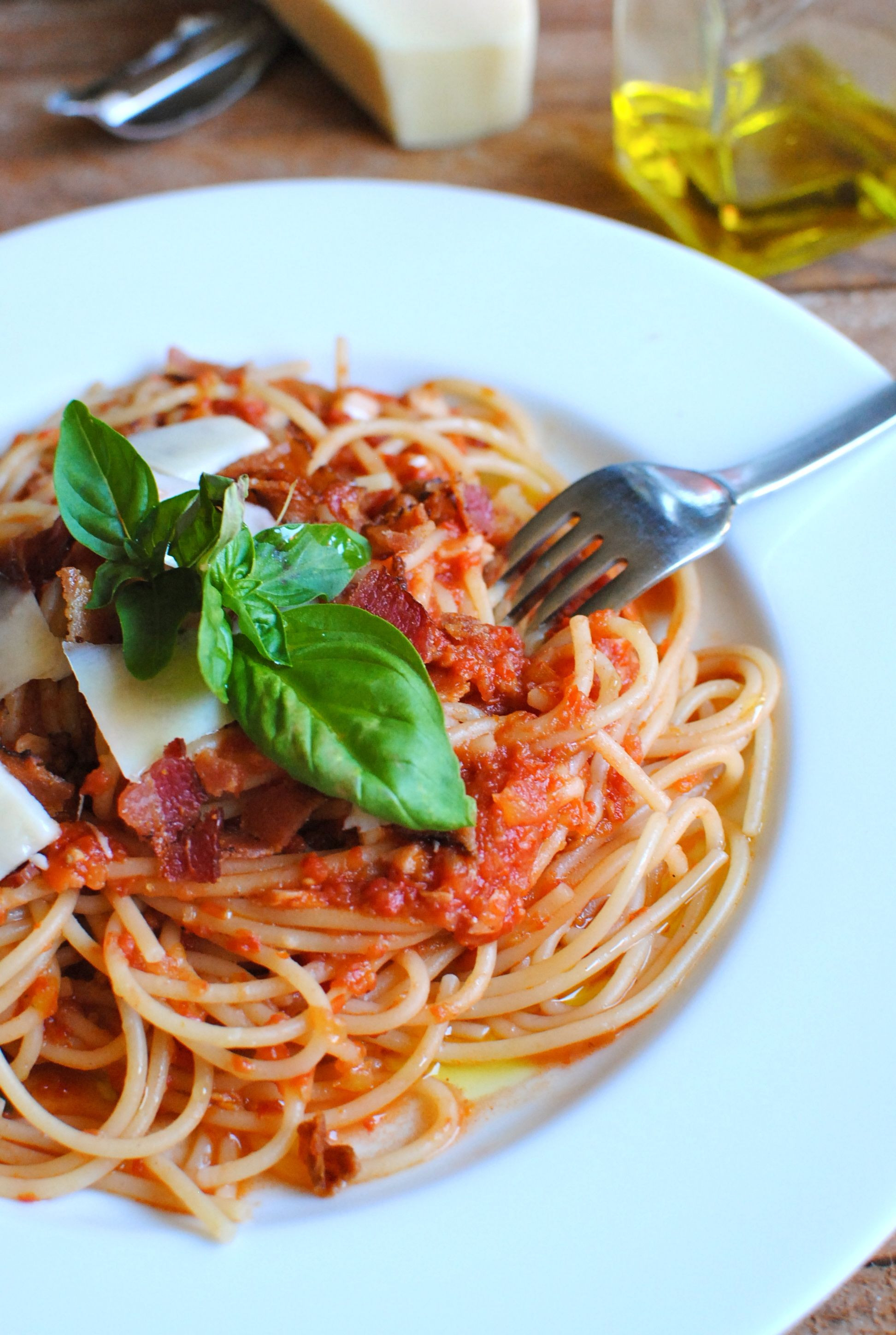 Fresh Spaghetti Sauce
 Quick Spaghetti with a Fresh Tomato Sauce