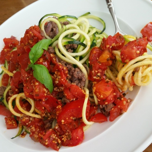 Fresh Tomato Pasta Sauce
 spaghetti meat sauce from fresh tomatoes