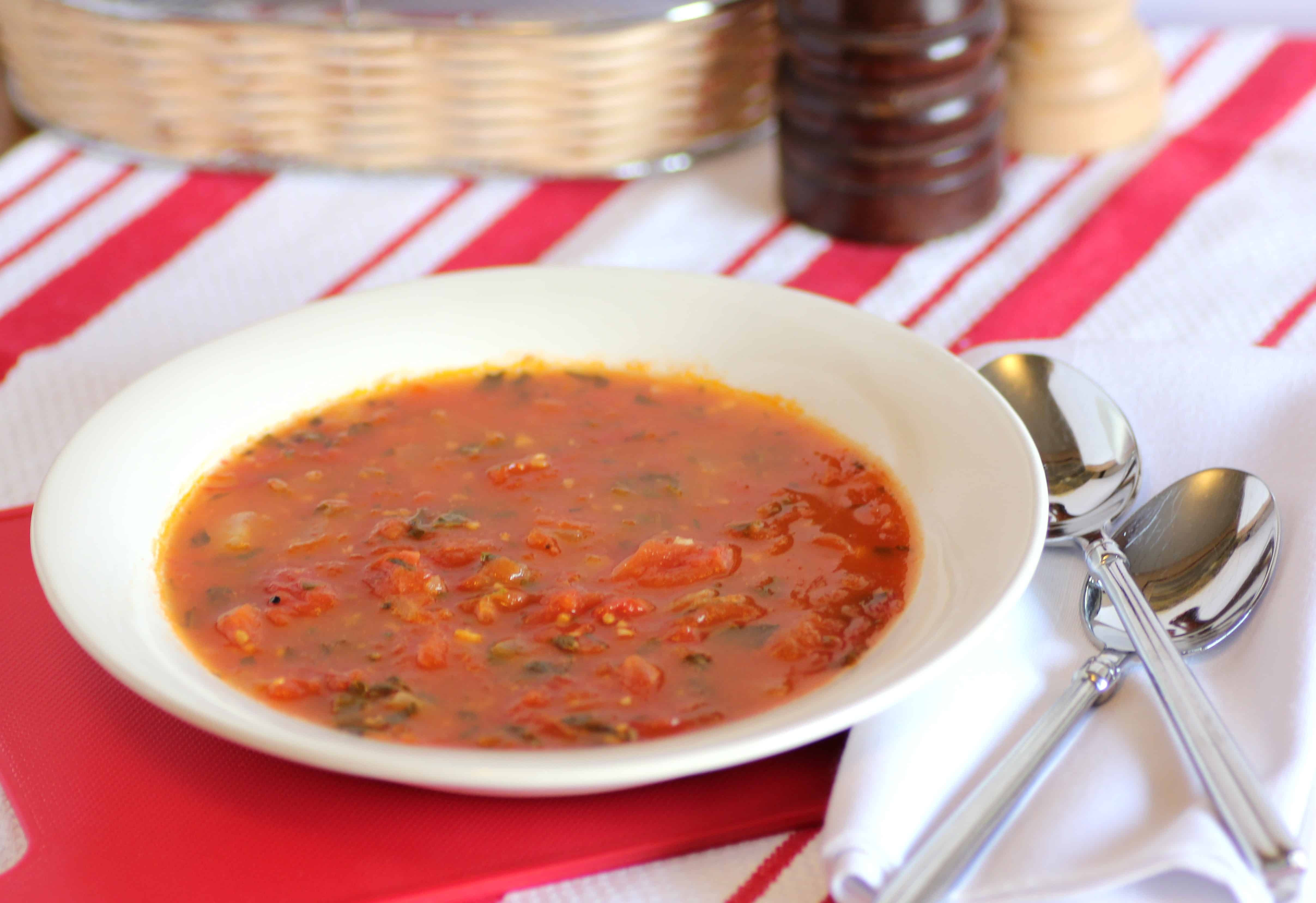 Fresh Tomato Soup Recipe
 Fresh Tomato Basil Soup