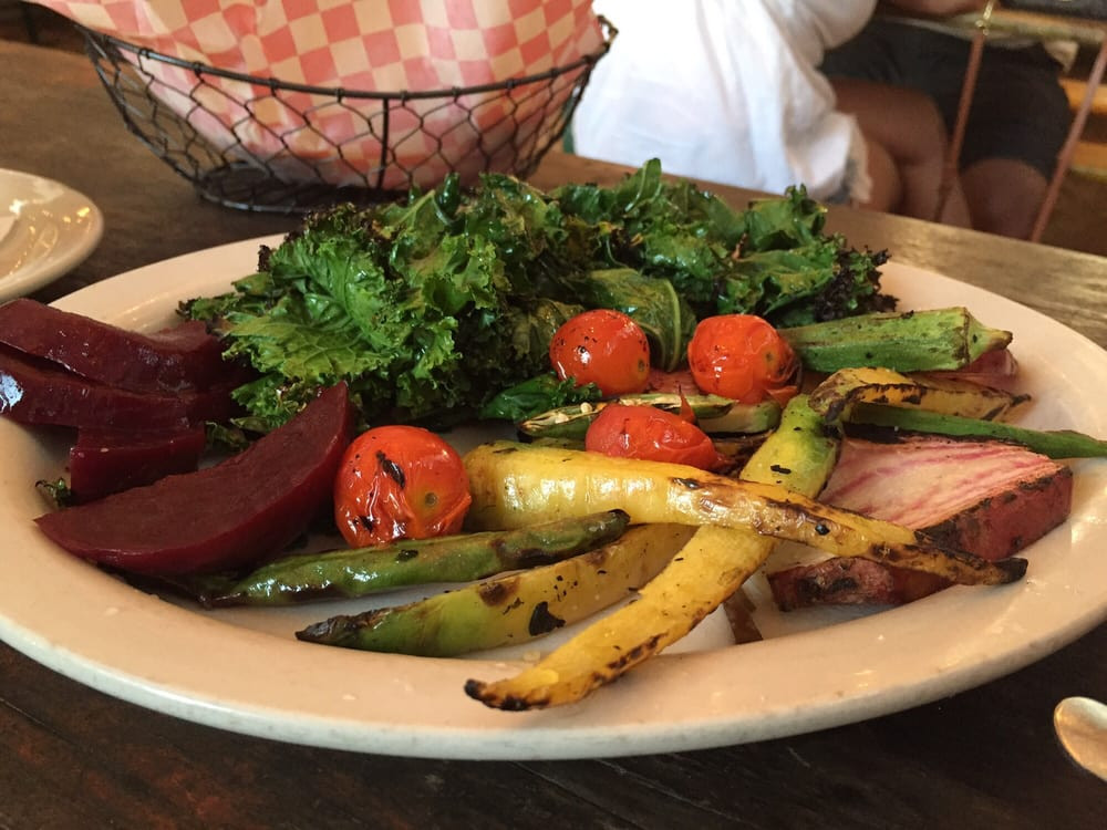 Fried Chicken Austin
 Grilled farm ve ables a little bit of healthy to go