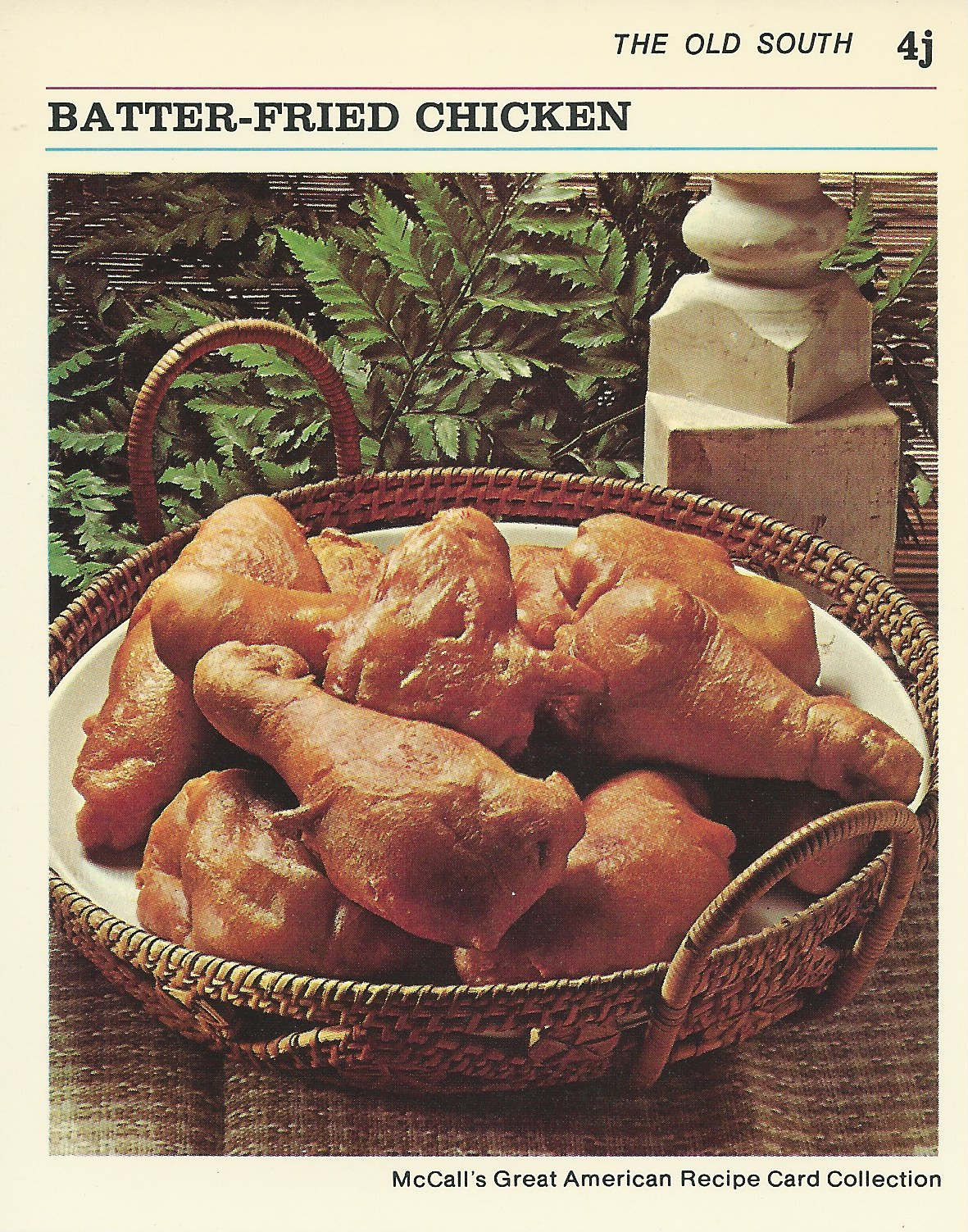 Fried Chicken Batter
 McCallum Vintage Recipe Divas