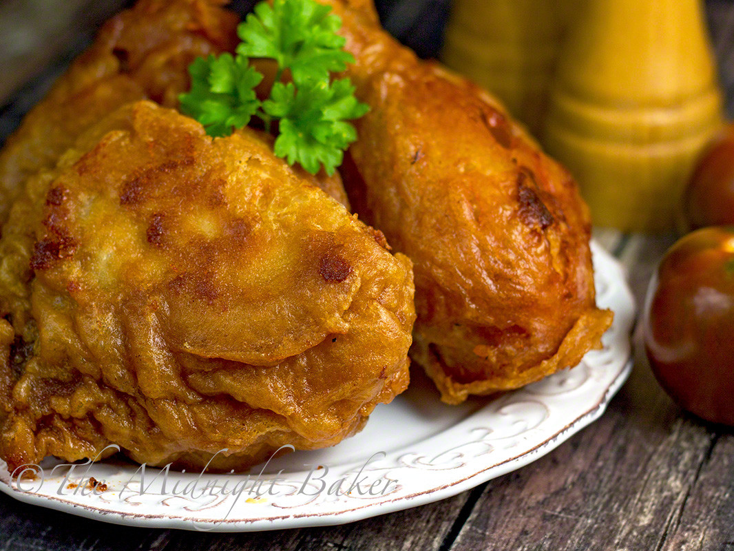 Fried Chicken Batter
 The Midnight Baker Beer Batter Dipt Fried Chicken