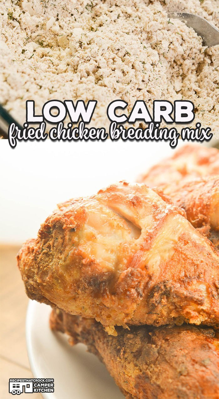 Fried Chicken Breading Recipe
 Low Carb Fried Chicken Breading Recipe Recipes That Crock