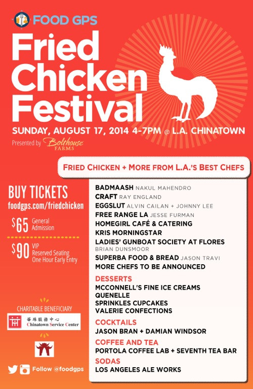 Fried Chicken Festival
 Food GPS Fried Chicken Festival Top L A Chefs in