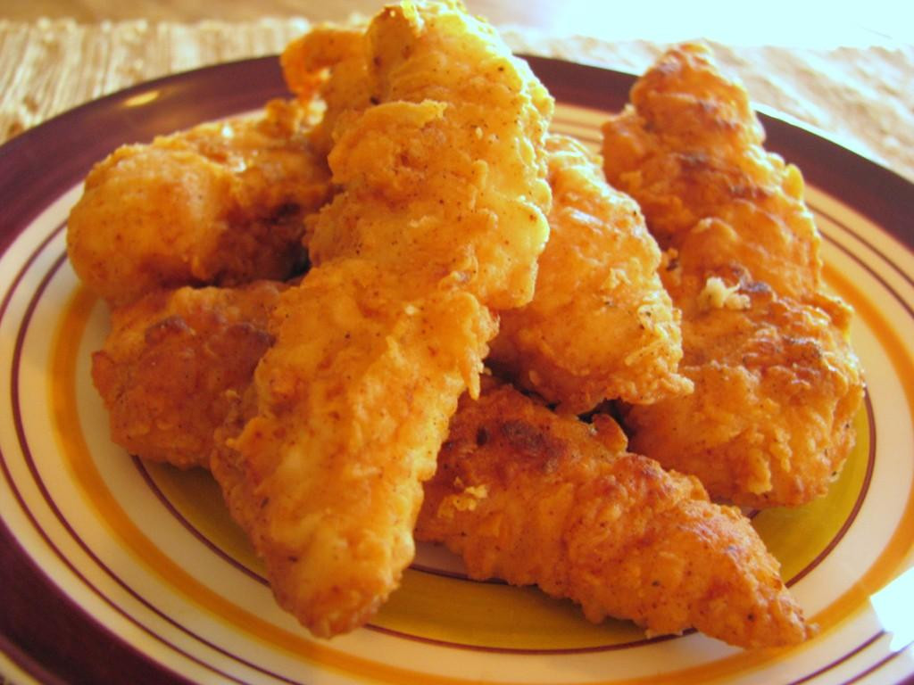 Fried Chicken Fingers
 It s Written on the Wall Over 30 Recipes Super Bowl