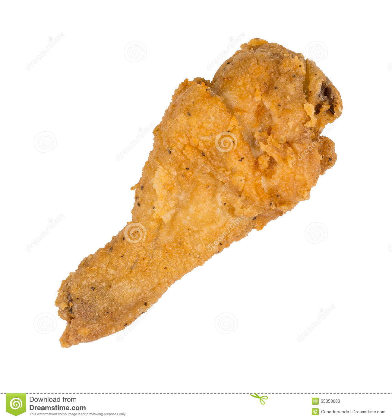 Fried Chicken Leg
 Fried chicken leg stock image Image of portion wing