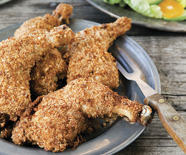 Fried Chicken Legs
 Oven Fried Chicken Legs Recipe FineCooking