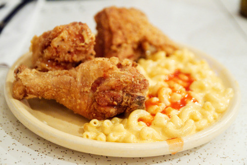 Fried Chicken Mac And Cheese
 the other f word fried chicken with macaroni and cheese
