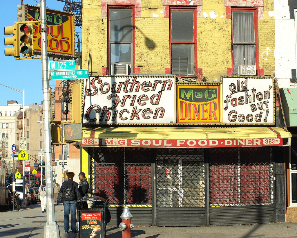 Fried Chicken Nyc
 Southern Fried Chicken M&G Soul Food Diner Harlem NYC