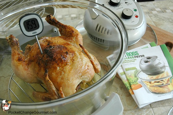 Fried Chicken Oil Temp
 Whole Chicken cooked in Big Boss Oil Less Fryer Recipe