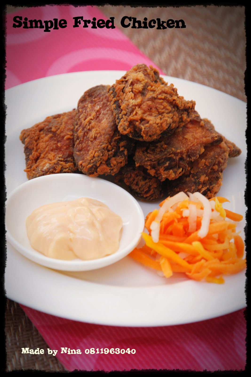 Fried Chicken Recipe Easy
 Simple Fried Chicken Recipe — Dishmaps