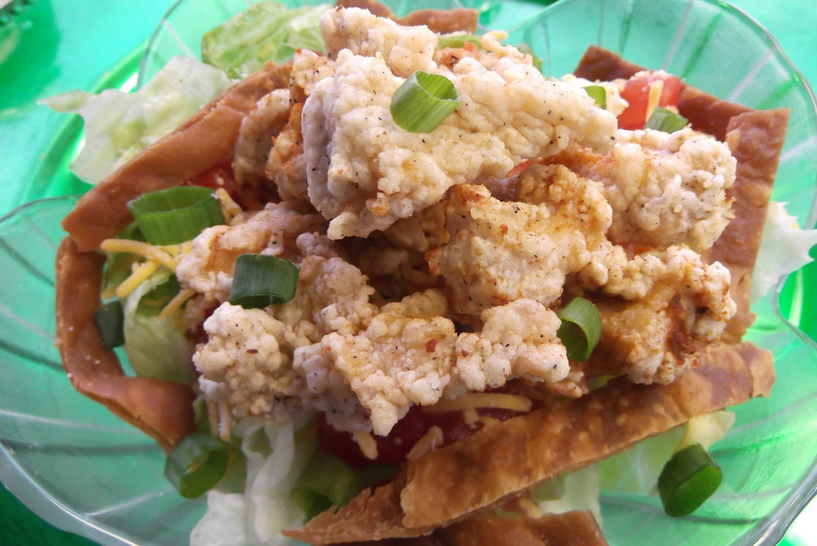 Fried Chicken Salad
 Gingerbread Men Recipe Blog Fried Chicken Salad