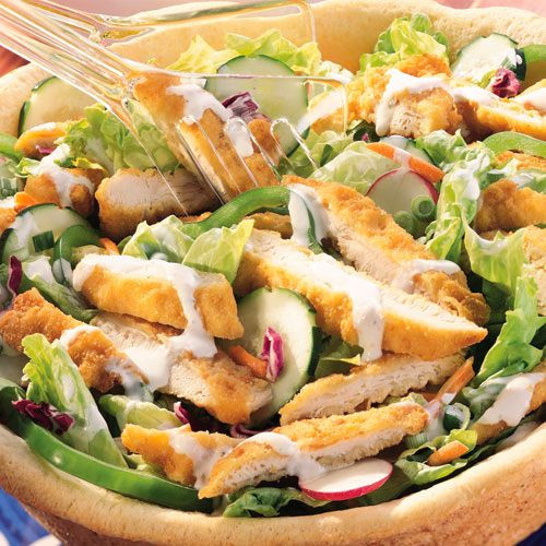 Fried Chicken Salad
 Fried Chicken Salad Recipes