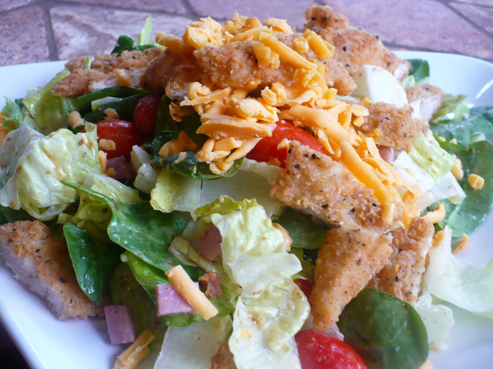 Fried Chicken Salad
 FunnySpoon Sassy Cooking Shortcuts Menu Planning
