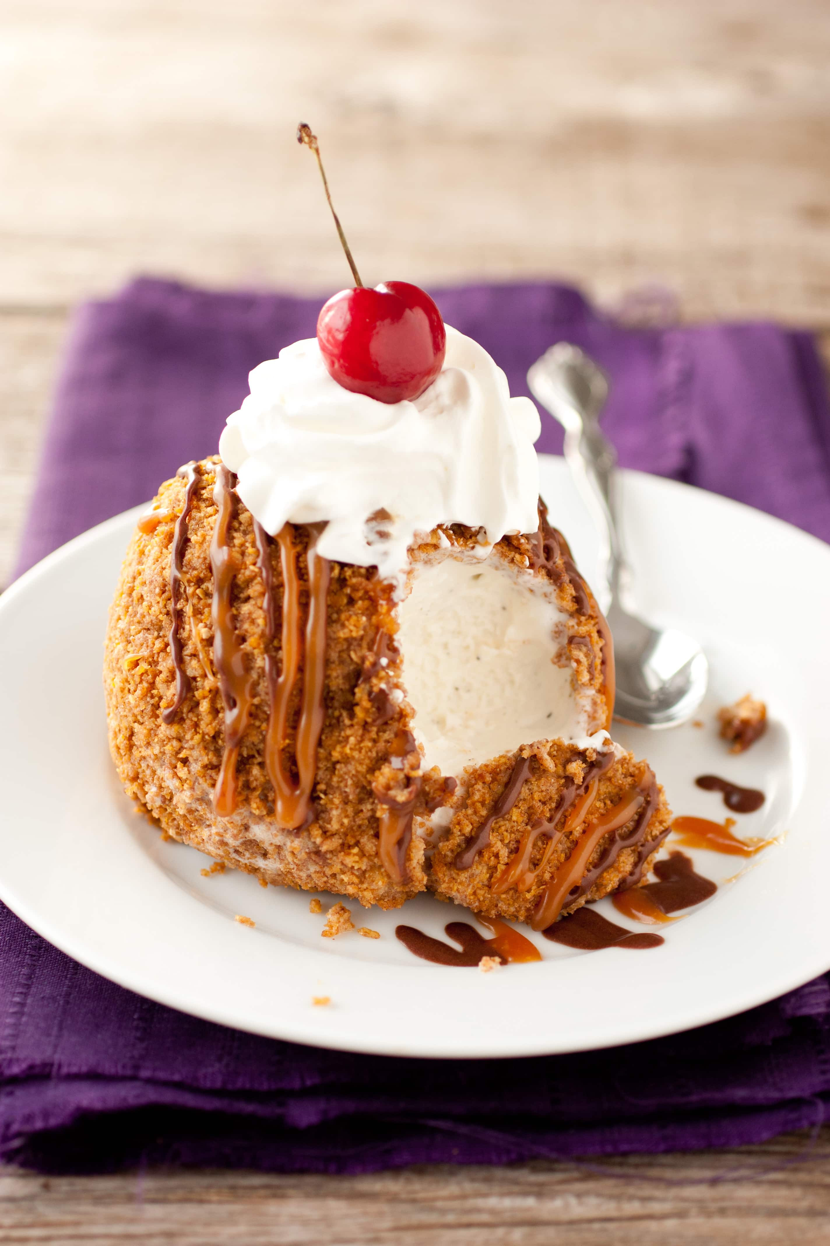 Fried Ice Cream Dessert
 Cheaters Fried Ice Cream Cooking Classy