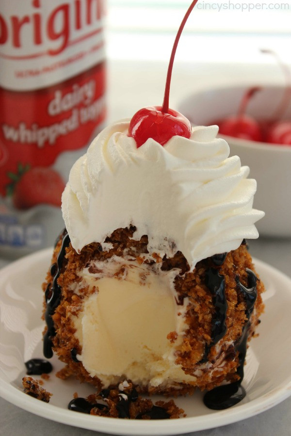 Fried Ice Cream Dessert
 No Fry Fried Ice Cream CincyShopper