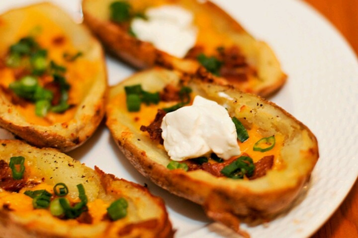 Fried Potato Skins
 Fried potato skins Why I love to eat