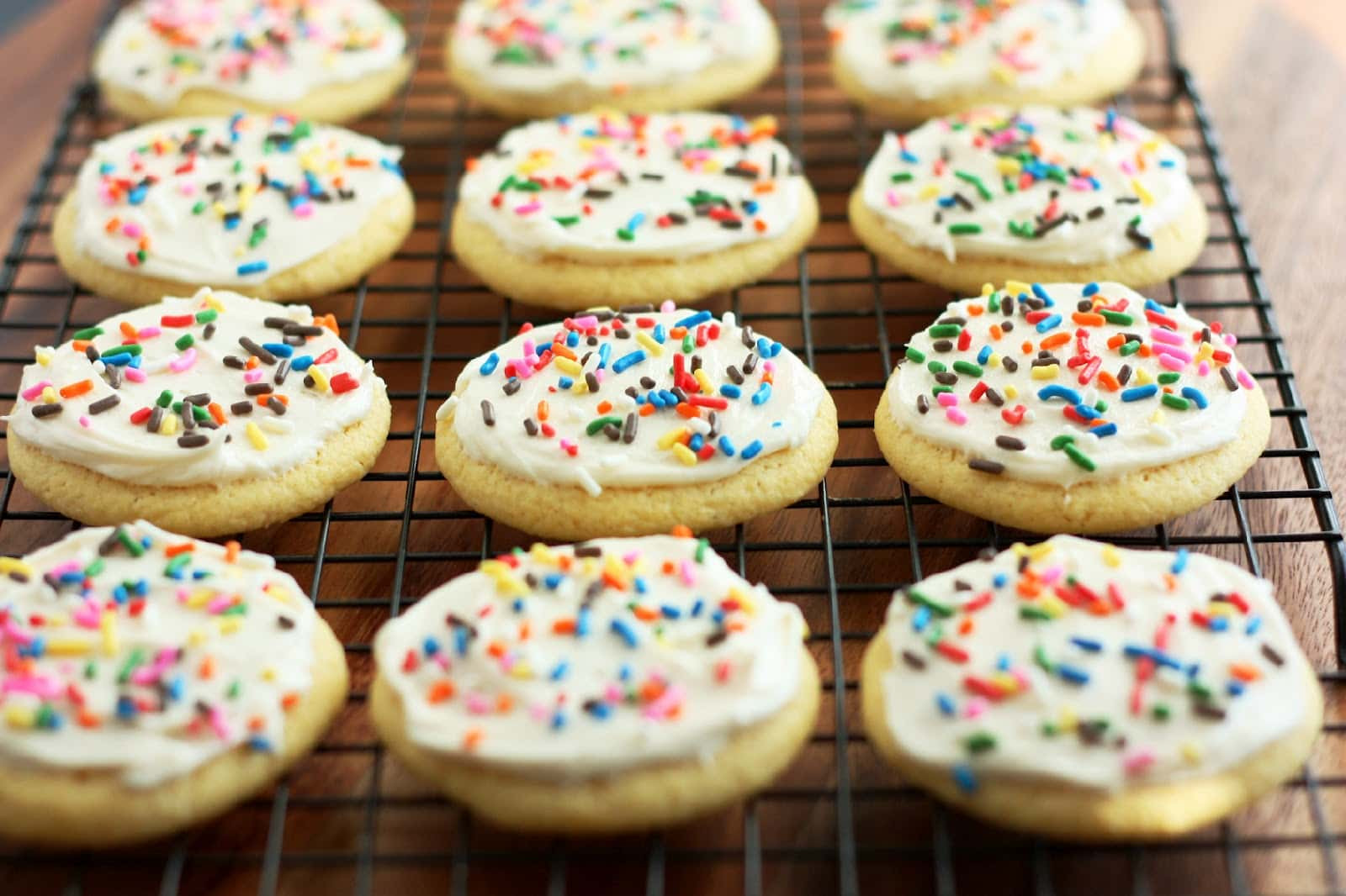 Frosting For Sugar Cookies
 Cornbread Sugar Cookies with Honey Butter Frosting