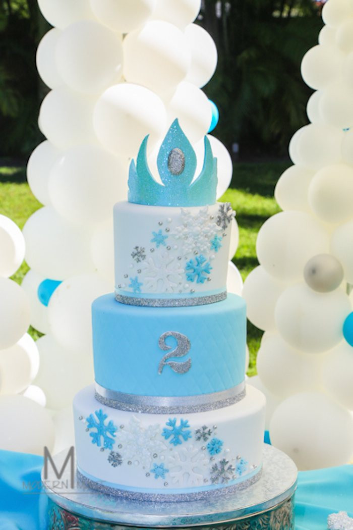 Frozen Birthday Cake
 Disney s Frozen Inspired Birthday Party Ideas Decor