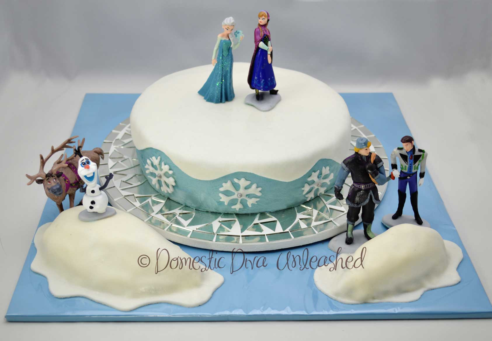 Frozen Birthday Cake
 Frozen Birthday Cake — Domestic Diva Unleashed