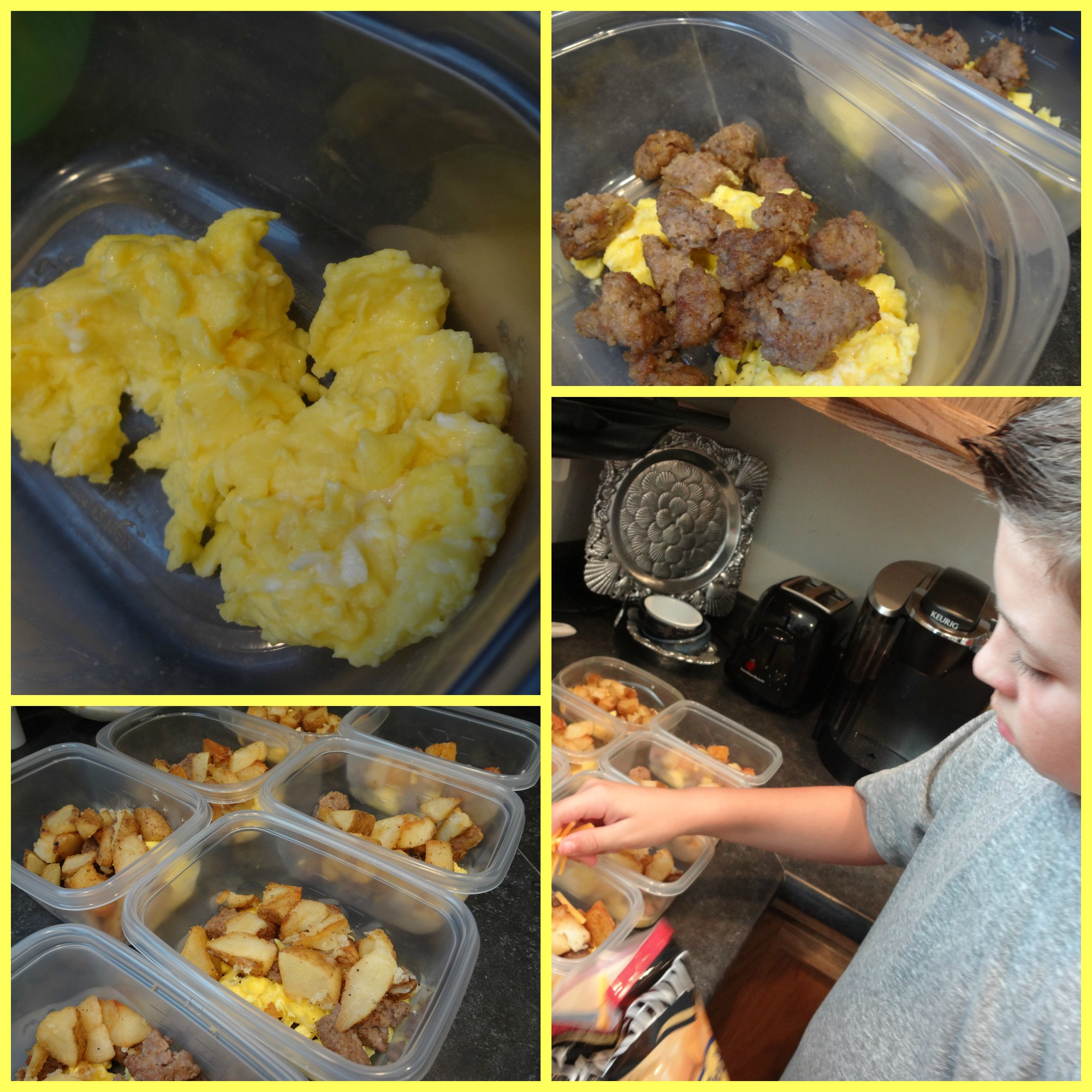 Frozen Breakfast Bowls
 Back to School Breakfast Make Ahead Freezer Breakfast