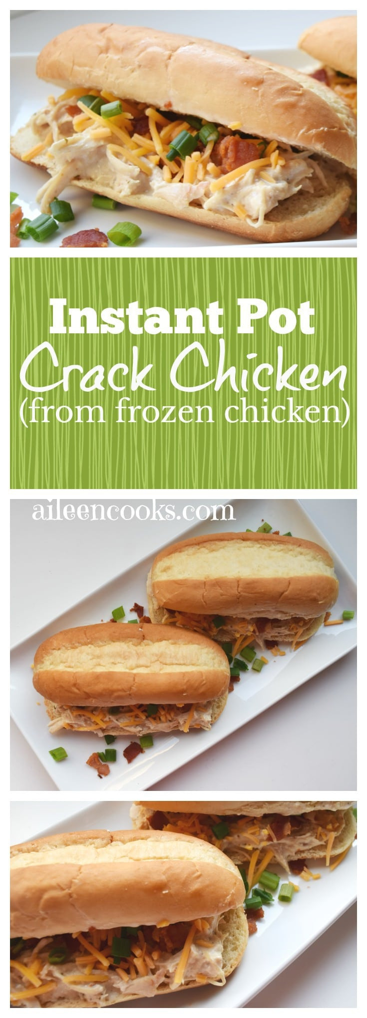 Frozen Chicken Breast Instant Pot Recipes
 Instant Pot Crack Chicken Recipe with frozen chicken