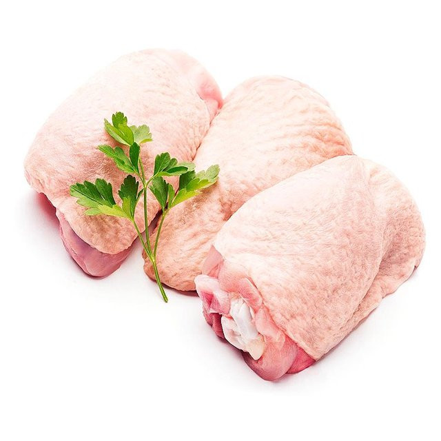 Frozen Chicken Thighs
 Daylesford Organic Chicken Thighs Typically 500g from Ocado