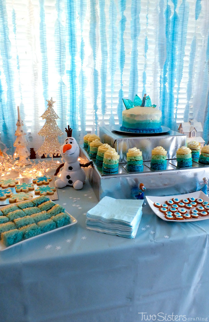 Frozen Dessert Party
 Disney Frozen Dessert Table Two Sisters