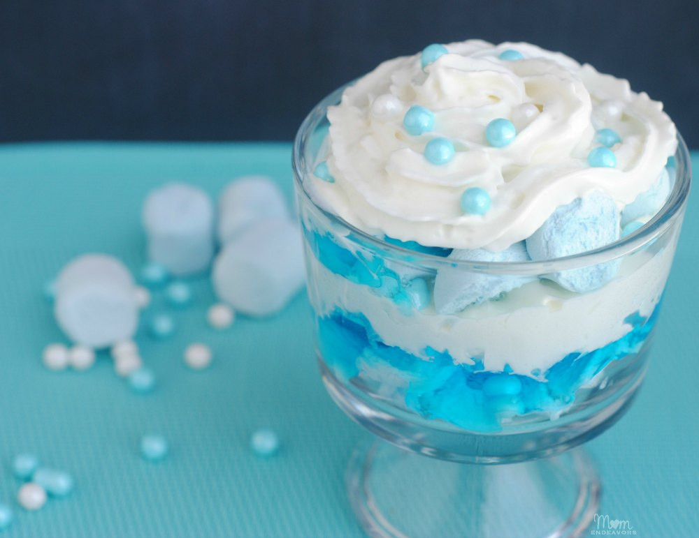 Frozen Dessert Recipies
 Disney FROZEN Fun Food Elsa’s Icy Blue Dessert Trifle