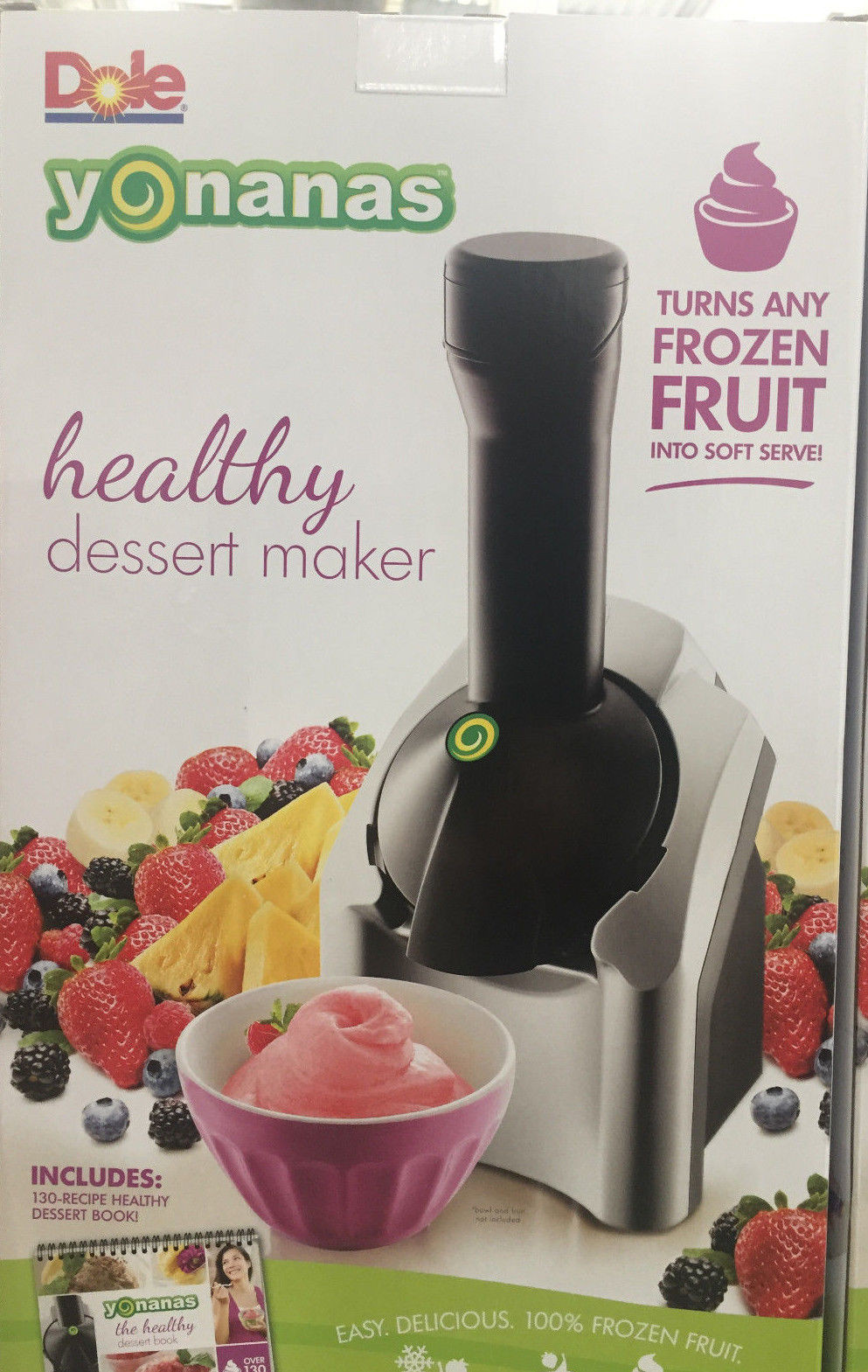 Frozen Fruit Dessert Maker
 Dole Yonanas Frozen Dessert Maker Healthy Dessert Ice