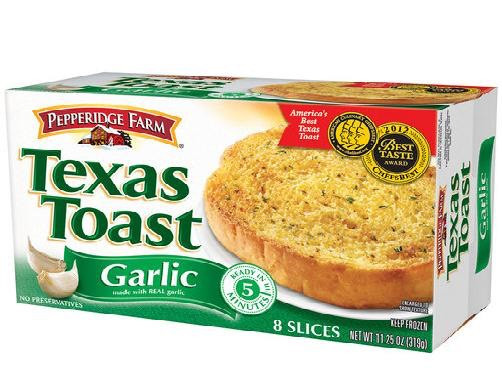 Frozen Garlic Bread
 Pepperidge Farm Garlic Bread ly $1 at Safeway