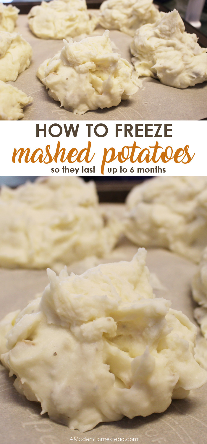 Frozen Mashed Potatoes
 How To Freeze Mashed Potatoes