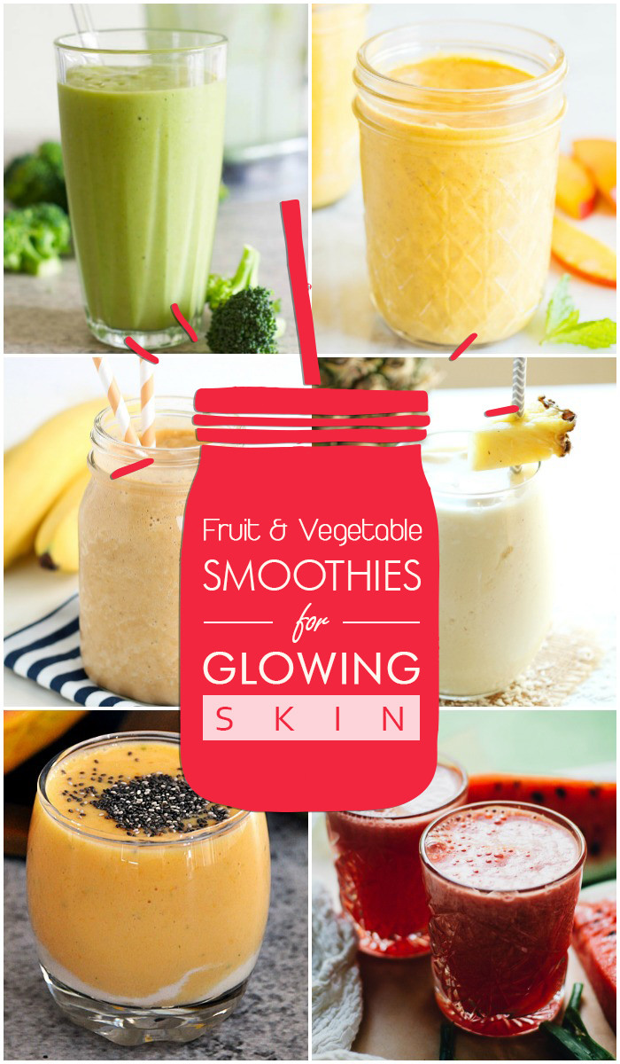 Fruit And Vegetable Smoothie Recipes
 30 Fruit and Ve able Smoothies for Glowing Skin