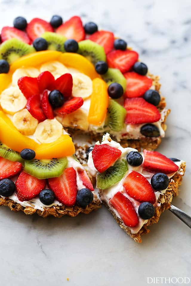 Fruit Breakfast Recipes
 Healthy Breakfast Fruit Pizza Recipe