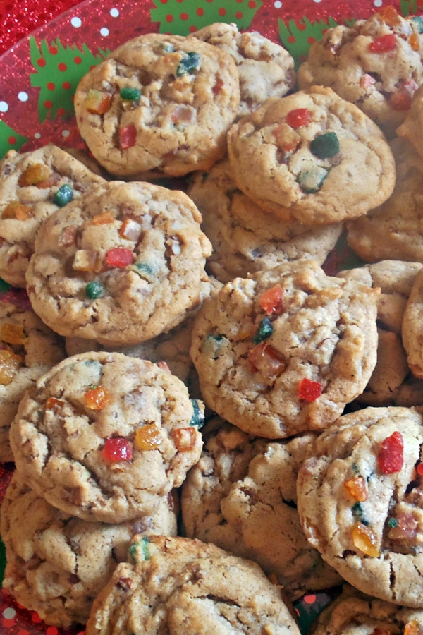 Fruit Cake Cookies
 Jam Hands Chewy Fruitcake Cookies