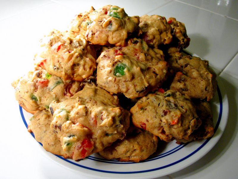 Fruit Cake Cookies
 Bourbon Fruitcake Cookies