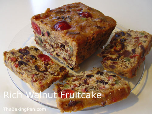 Fruit Cake Recipe
 Rich Walnut Fruitcake Recipe