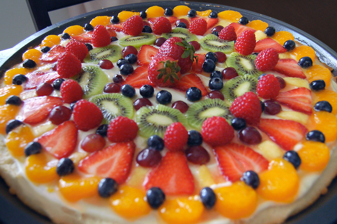 Fruit Dessert Pizza
 The Epitome of Summer Desserts Banana Mustache