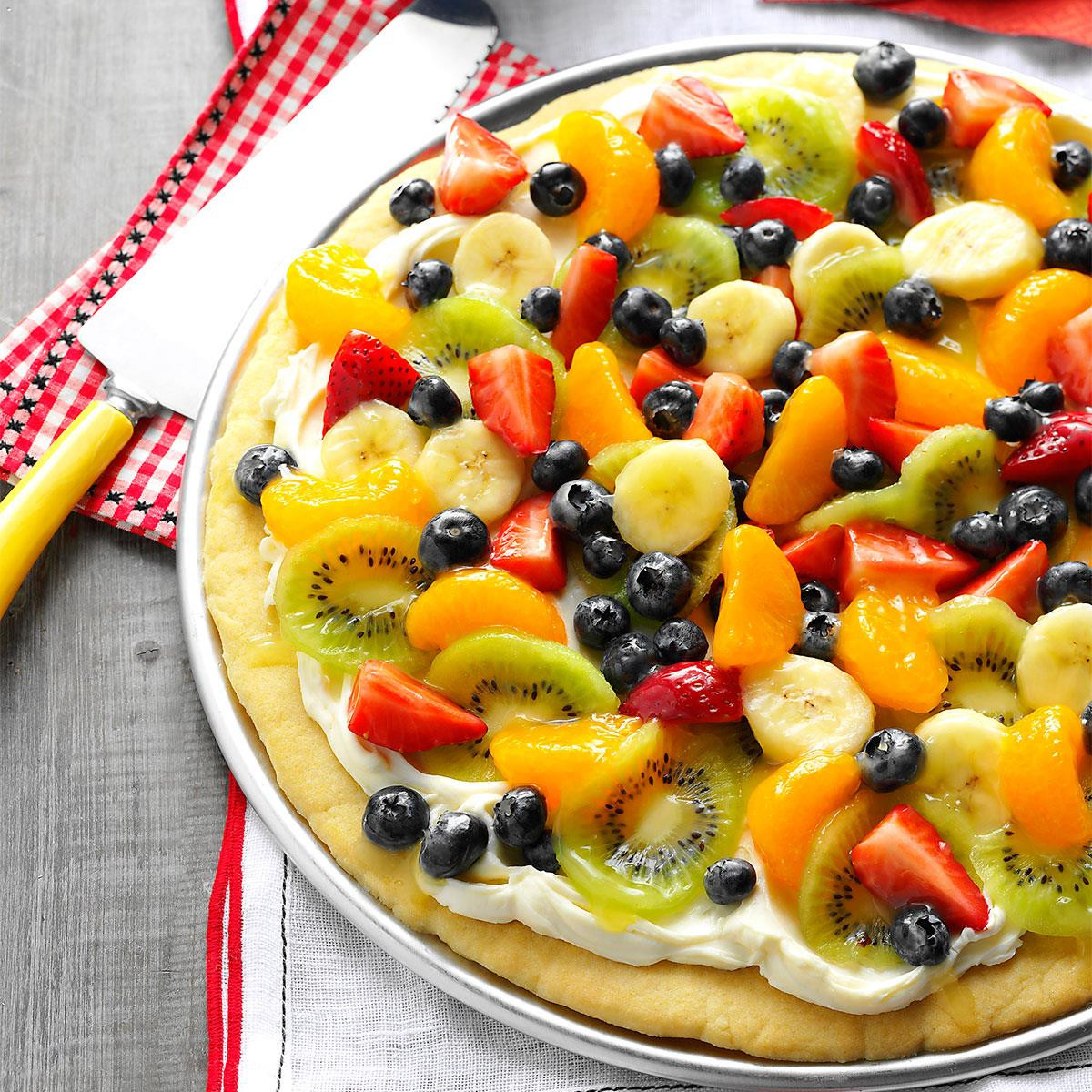 Fruit Dessert Pizza
 Delicious Summer Desserts to Keep Your Patio Season Sweet