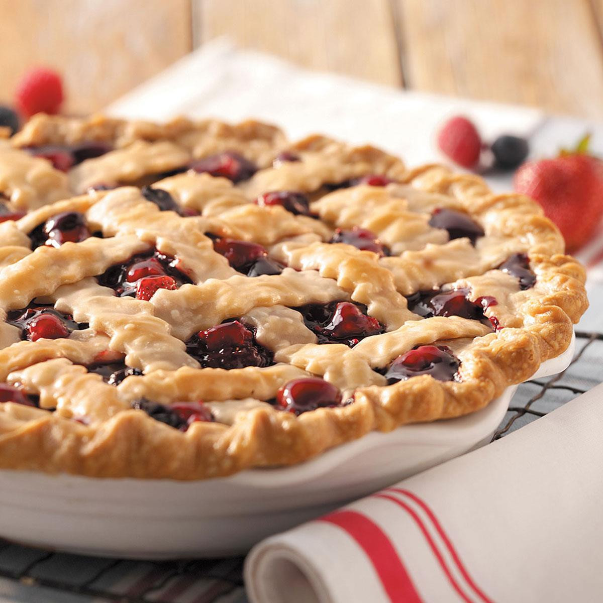 Fruit Pie Recipes
 Mixed Berry Pie Recipe