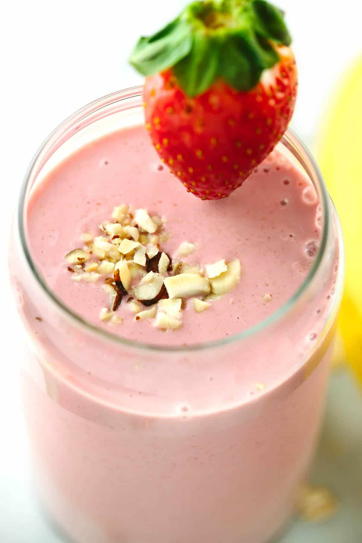 Fruit Smoothie Recipes With Yogurt
 Strawberry Banana Smoothie Recipe with Almond Milk