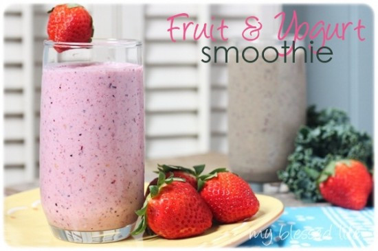 Fruit Smoothie Recipes With Yogurt
 Smoothie Recipe Round Up – Nurture Mama