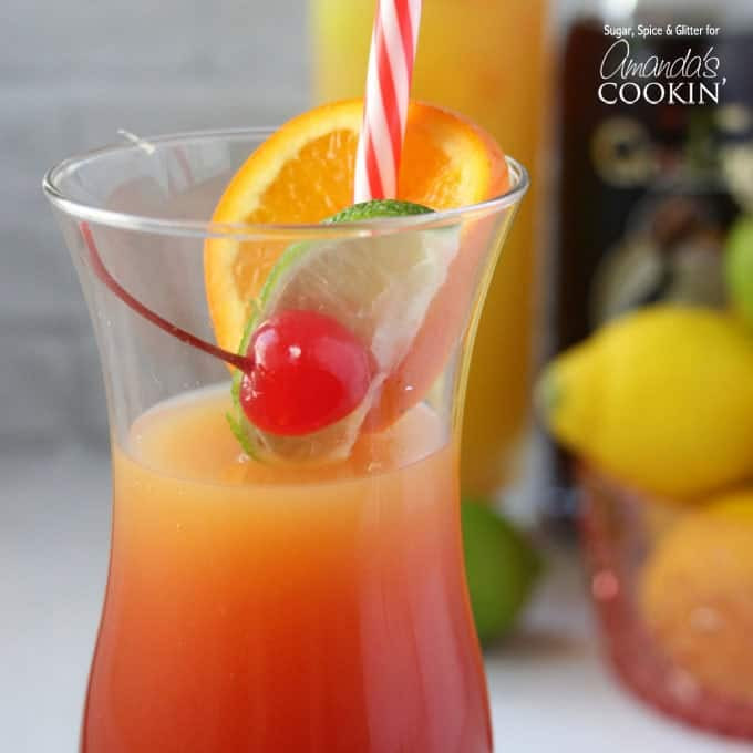 Fruity Drinks With Rum
 Rum Punch Cocktail it s a Caribbean sunset in a glass