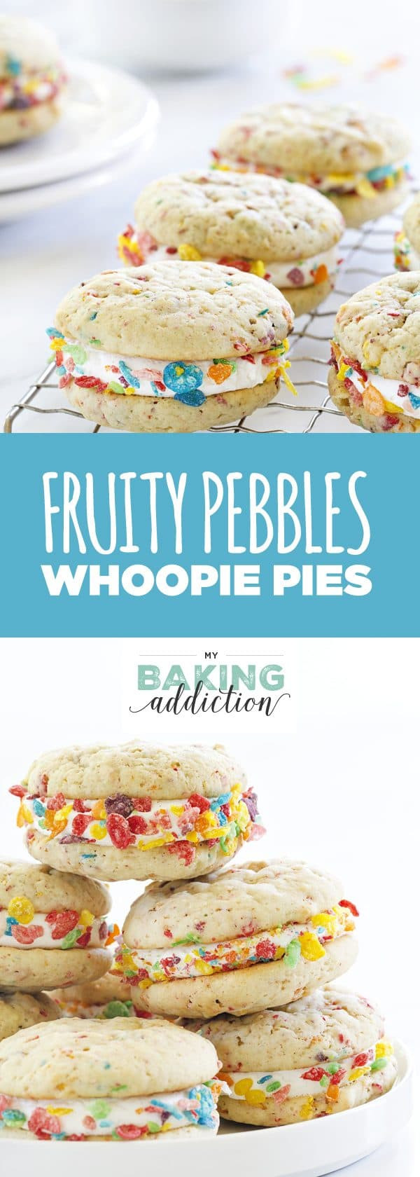 Fruity Pebbles Desserts
 Fruity Pebbles Whoopie Pies My Baking Addiction
